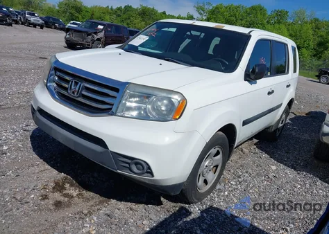 2014 Honda Pilot Lx из США, поврежденный, VIN 5FNYF3H21EB004222
